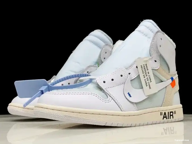 HYPE Retro Air 1 White Jordan AQ0818-100 High Off-White 0409